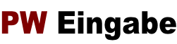 PW Eingabe