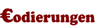 €odierungen