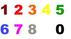 1	2	3	4	5	 6	7	8	9	0